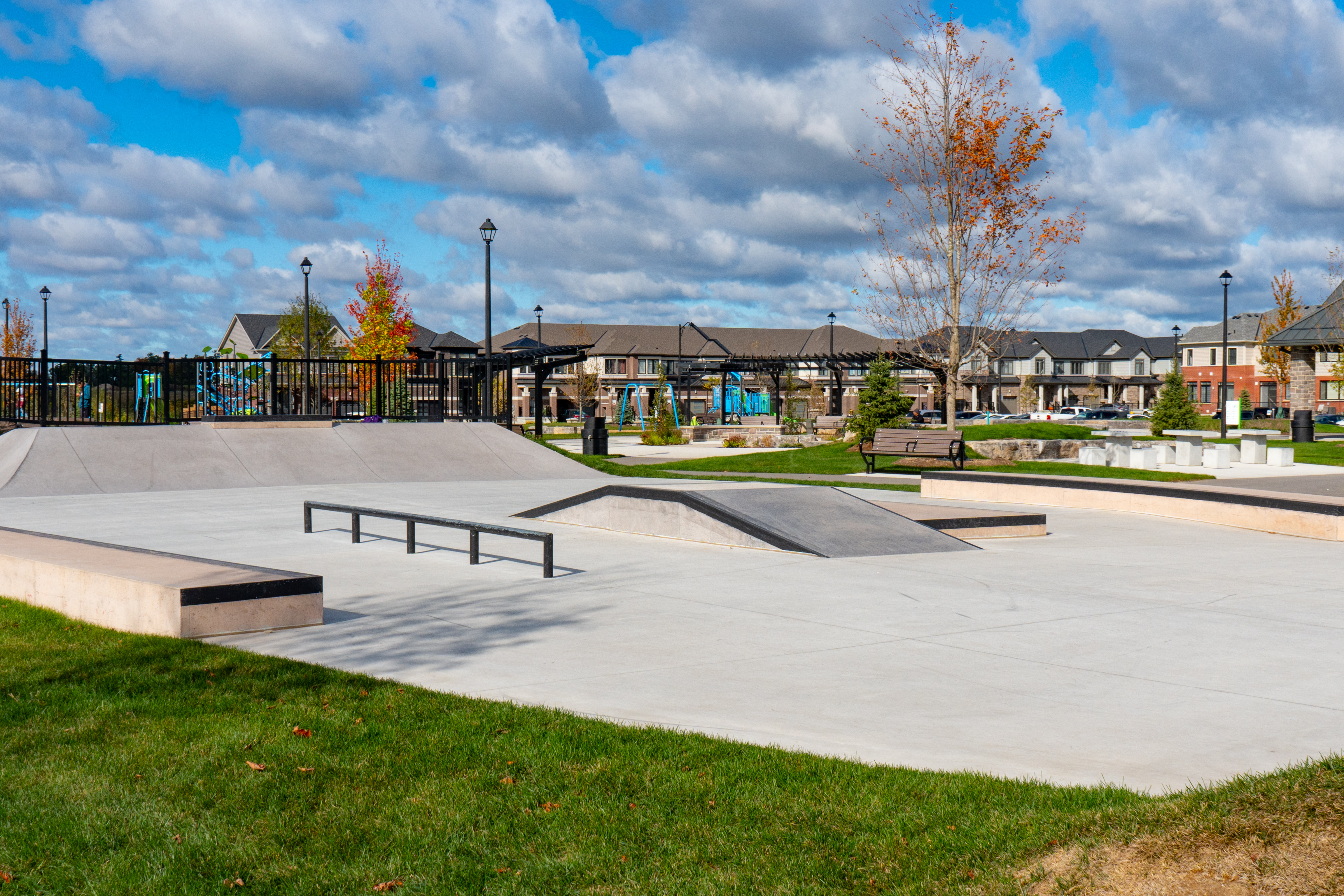 Skateboard Park at Bismark Park.